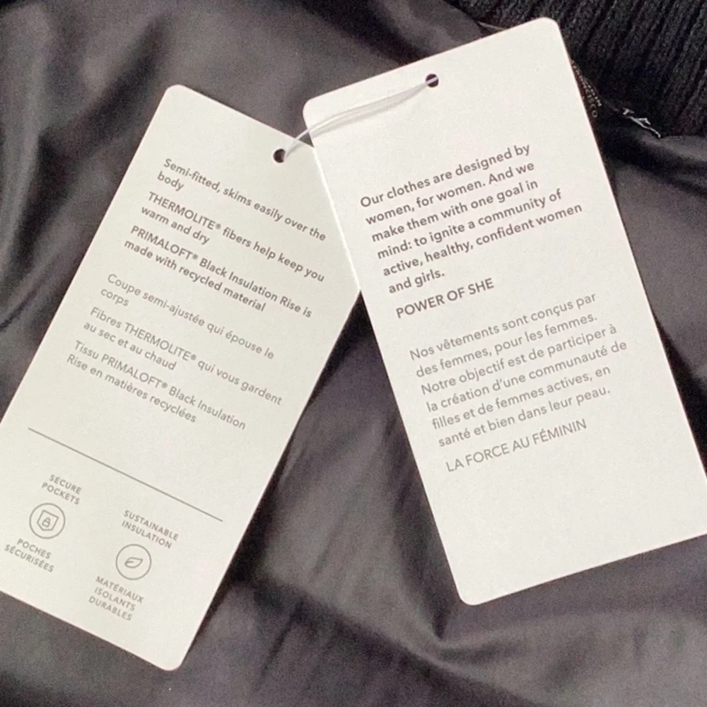 ATHLETA Black Hanover Hybrid Insulated Jacket - Picture 6 of 6